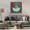 Stupell Industries Round Distressed Circle Floating Frame, design by Matthew Finger
